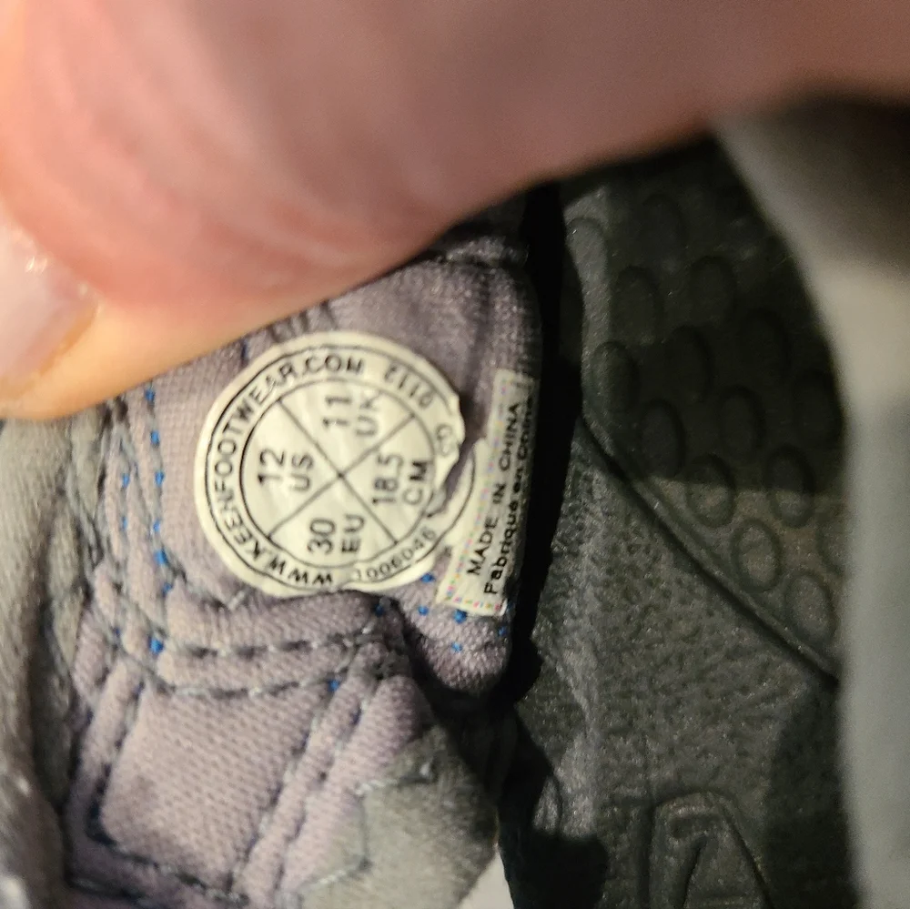 Keen Gray and Blue Kids Shoes